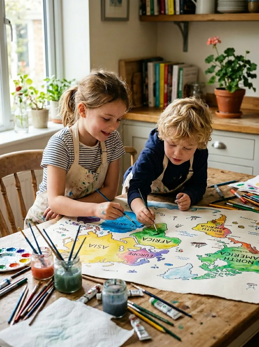 Enfant qui rédige une petite histoire